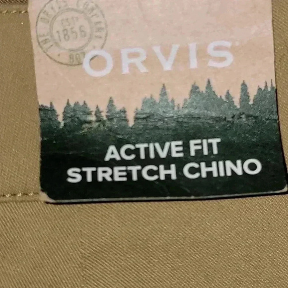Mens Orvis Size 32×30 Khaki  Flex Pants - Picture 5 of 9